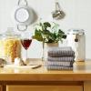 imageDII Basic Terry Collection Waffle Dishtowel Set 15x26 Solid Honey Gold 4 PieceSolid Gray