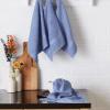 imageDII Basic Terry Collection Waffle Dishtowel Set 15x26 Solid Honey Gold 4 PieceSolid Stonewash Blue