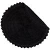 imageDII Crochet Collection Reversible Bath Mat Round 275quot Diameter Honey GoldBlack