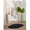 imageDII Crochet Collection Reversible Bath Mat Round 275quot Diameter Honey GoldBlack