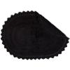 imageDII Crochet Collection Reversible Bath Mat Round 275quot Diameter Honey GoldBlack