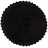 imageDII Crochet Collection Reversible Bath Mat Round 275quot Diameter Honey GoldBlack