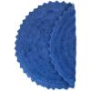 imageDII Crochet Collection Reversible Bath Mat Round 275quot Diameter Honey GoldBlueberry