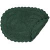 imageDII Crochet Collection Reversible Bath Mat Round 275quot Diameter Honey GoldDark Green