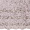 imageDII Crochet Collection Reversible Bath Mat Round 275quot Diameter Honey GoldDusty Lilac