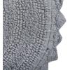 imageDII Crochet Collection Reversible Bath Mat Round 275quot Diameter Honey GoldGrey