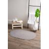 imageDII Crochet Collection Reversible Bath Mat Round 275quot Diameter Honey GoldGrey