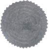 imageDII Crochet Collection Reversible Bath Mat Round 275quot Diameter Honey GoldGrey