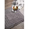 imageDII Crochet Collection Reversible Bath Mat Round 275quot Diameter Honey GoldGrey
