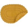 imageDII Crochet Collection Reversible Bath Mat Round 275quot Diameter Honey GoldHoney Gold