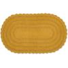 imageDII Crochet Collection Reversible Bath Mat Round 275quot Diameter Honey GoldHoney Gold