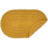 imageDII Crochet Collection Reversible Bath Mat Round 275quot Diameter Honey GoldHoney Gold