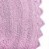 imageDII Crochet Collection Reversible Bath Mat Round 275quot Diameter Honey GoldMauve