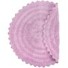 imageDII Crochet Collection Reversible Bath Mat Round 275quot Diameter Honey GoldMauve
