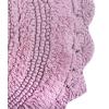 imageDII Crochet Collection Reversible Bath Mat Round 275quot Diameter Honey GoldMauve