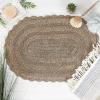 imageDII Crochet Collection Reversible Bath Mat Round 275quot Diameter Honey GoldStone