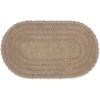 imageDII Crochet Collection Reversible Bath Mat Round 275quot Diameter Honey GoldStone