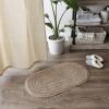imageDII Crochet Collection Reversible Bath Mat Round 275quot Diameter Honey GoldStone