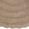 imageDII Crochet Collection Reversible Bath Mat Round 275quot Diameter Honey GoldStone