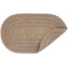 imageDII Crochet Collection Reversible Bath Mat Round 275quot Diameter Honey GoldStone