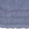 imageDII Crochet Collection Reversible Bath Mat Round 275quot Diameter Honey GoldStonewash Blue