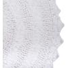 imageDII Crochet Collection Reversible Bath Mat Round 275quot Diameter Honey GoldWhite