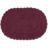 imageDII Crochet Collection Reversible Bath Mat Round 275quot Diameter Honey GoldWine