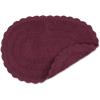 imageDII Crochet Collection Reversible Bath Mat Round 275quot Diameter Honey GoldWine