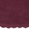 imageDII Crochet Collection Reversible Bath Mat Round 275quot Diameter Honey GoldWine