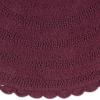 imageDII Crochet Collection Reversible Bath Mat Round 275quot Diameter Honey GoldWine