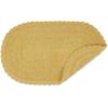 imageDII Crochet Collection Reversible Bath Mat Round 275quot Diameter Honey GoldYellow