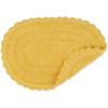 imageDII Crochet Collection Reversible Bath Mat Round 275quot Diameter Honey GoldYellow