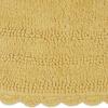 imageDII Crochet Collection Reversible Bath Mat Round 275quot Diameter Honey GoldYellow