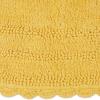imageDII Crochet Collection Reversible Bath Mat Round 275quot Diameter Honey GoldYellow