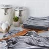 imageDII Everyday Dishtowel Collection Urban Stripe 20x30 Artichoke Green 3 PieceBlack