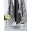 imageDII Everyday Dishtowel Collection Urban Stripe 20x30 Artichoke Green 3 PieceBlack