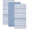 imageDII Everyday Dishtowel Collection Urban Stripe 20x30 Artichoke Green 3 PieceStonewash Blue