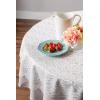 imageDII Home Essentials 100 Polyester Machine Washable Shabby Chic Vintage Tablecloth or Overlay 63quot Round Vintage Lace CreamBlack
