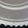 imageDII Home Essentials 100 Polyester Machine Washable Shabby Chic Vintage Tablecloth or Overlay 63quot Round Vintage Lace CreamNordic Cream