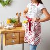 imageDII Home Sweet Farmhouse Kitchen Collection Dishtowel Set 18x28 Black 4 CountBarn Red