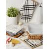 imageDII Home Sweet Farmhouse Kitchen Collection Dishtowel Set 18x28 Black 4 CountBlack