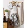 imageDII Home Sweet Farmhouse Kitchen Collection Dishtowel Set 18x28 Black 4 CountBlack