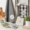 imageDII Home Sweet Farmhouse Kitchen Collection Dishtowel Set 18x28 Black 4 CountBlack