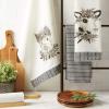 imageDII Home Sweet Farmhouse Kitchen Collection Dishtowel Set 18x28 Black 4 CountFarm Animals