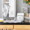 imageDII Home Sweet Farmhouse Kitchen Collection Dishtowel Set 18x28 Black 4 CountGray