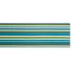 imageDII IndoorOutdoor Tabletop Collection Multiuse Machine Washable Striped Table Runner 14x72 wZipper Summer PrintBeachy Print