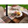 imageDII IndoorOutdoor Tabletop Collection Multiuse Machine Washable Striped Table Runner 14x72 wZipper Summer PrintSummer Print