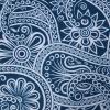 imageDII Paisley Outdoor Tabletop Collection Water Resistant Tablecloth 60 x 84 Blue120 x 60 Rectangular
