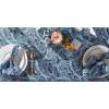 imageDII Paisley Outdoor Tabletop Collection Water Resistant Tablecloth 60 x 84 Blue120 x 60 Rectangular