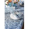 imageDII Paisley Outdoor Tabletop Collection Water Resistant Tablecloth 60 x 84 Blue84 x 60 Rectangular